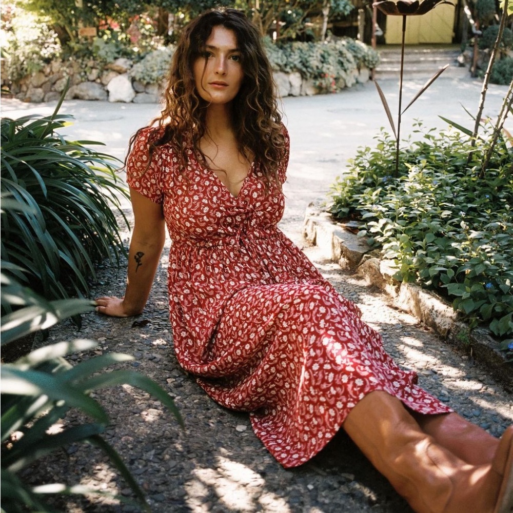 Christy Dawn Dawn Dress Currant Floral